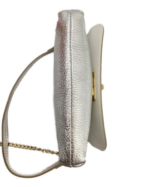 AULENTTI（オウレンティ）AULENTTI (オウレンティ) チェーンショルダーバッグ シルバー サイズ:下記参照の古着・服飾アイテム