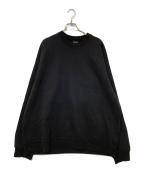 mineマイン）の古着「ヘヴィーウェイトスウェット」｜ブラック