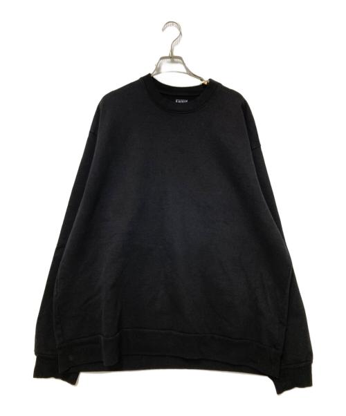 mine（マイン）mine (マイン) ヘヴィーウェイトスウェット ブラック サイズ:4の古着・服飾アイテム