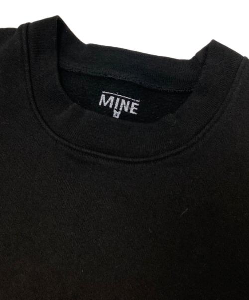 mine（マイン）mine (マイン) ヘヴィーウェイトスウェット ブラック サイズ:4の古着・服飾アイテム