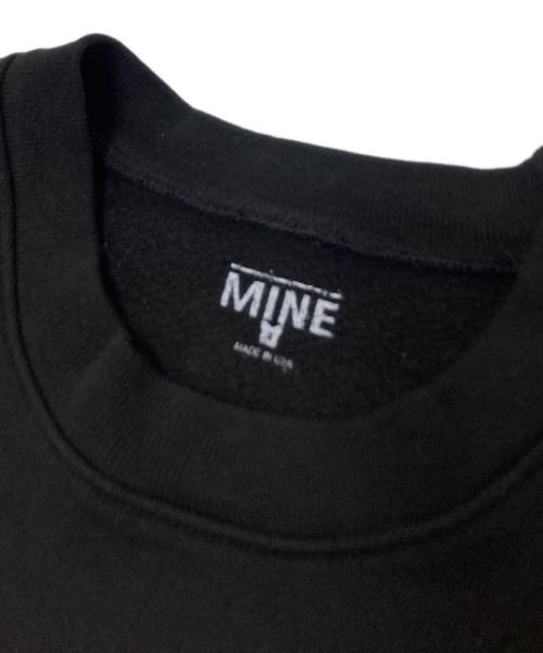 mine（マイン）mine (マイン) ヘヴィーウェイトスウェット ブラック サイズ:4の古着・服飾アイテム