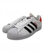 adidas×RUN DMCアディダス×ランディーエムシー）の古着「ローカットスニーカー」｜ホワイト×ブラック