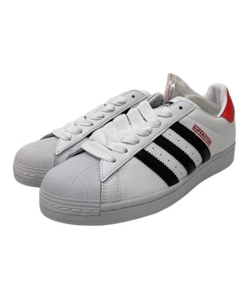 adidas（アディダス）adidas (アディダス) Run DMC (ランディーエムシー) ローカットスニーカー ホワイト×ブラック サイズ:27.0cmの古着・服飾アイテム
