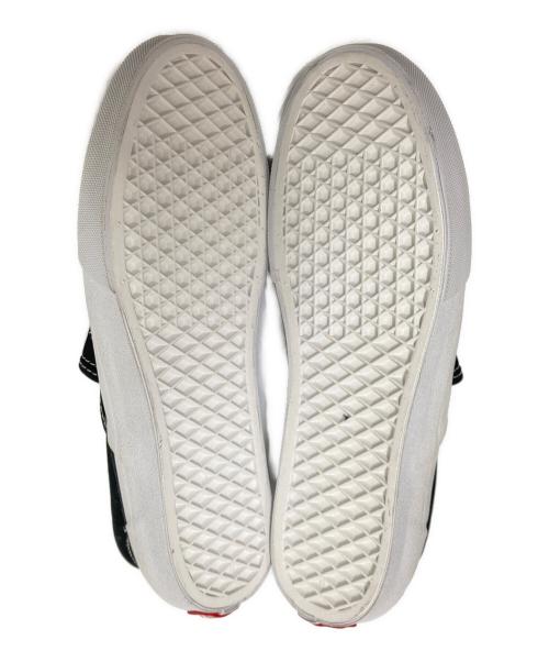 VANS（バンズ）VANS (バンズ) エンブロイダリースリッポン ブラック×ホワイト サイズ:26.5㎝の古着・服飾アイテム