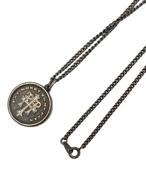PAY MONEY TO MY PAIN（ペイ・マネー・トゥ・マイ ペイン）PAY MONEY TO MY PAIN (ペイ・マネー・トゥ・マイ ペイン) Benny コインモチーフペンダントネックレス シルバー サイズ:下記参照の古着・服飾アイテム
