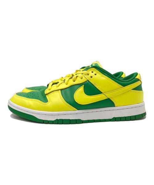 NIKE（ナイキ）NIKE (ナイキ) DUNK LOW RETRO BTTYS グリーン×イエロー サイズ:28.5cmの古着・服飾アイテム