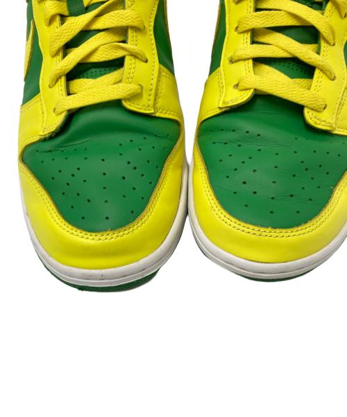 NIKE（ナイキ）NIKE (ナイキ) DUNK LOW RETRO BTTYS グリーン×イエロー サイズ:28.5cmの古着・服飾アイテム