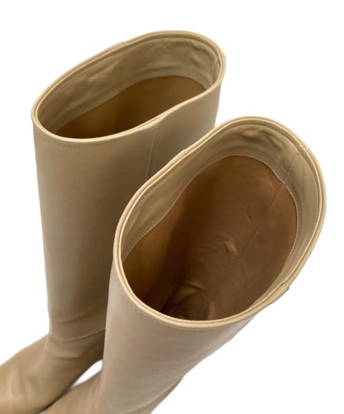 PELLICO（ペリーコ）PELLICO (ペリーコ) レザーロングブーツ　METRO 80 TB ベージュ サイズ:38の古着・服飾アイテム