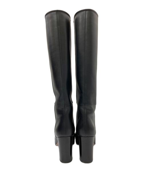PELLICO（ペリーコ）PELLICO (ペリーコ) レザーロングブーツ ブラック サイズ:38の古着・服飾アイテム
