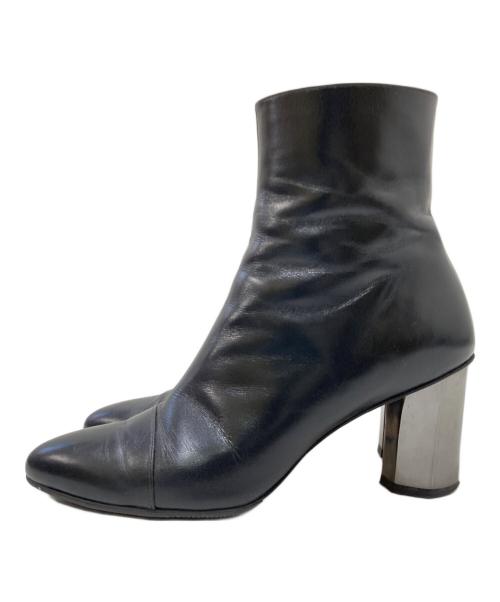 LAURENCE（ロランス）LAURENCE (ロランス) ヒールブーツ ブラック サイズ:38の古着・服飾アイテム