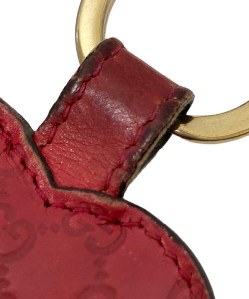 GUCCI（グッチ）GUCCI (グッチ) ハート型キーリング レッド サイズ:下記参照の古着・服飾アイテム