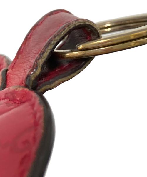 GUCCI（グッチ）GUCCI (グッチ) ハート型キーリング レッド サイズ:下記参照の古着・服飾アイテム