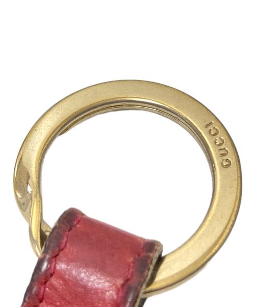 GUCCI（グッチ）GUCCI (グッチ) ハート型キーリング レッド サイズ:下記参照の古着・服飾アイテム