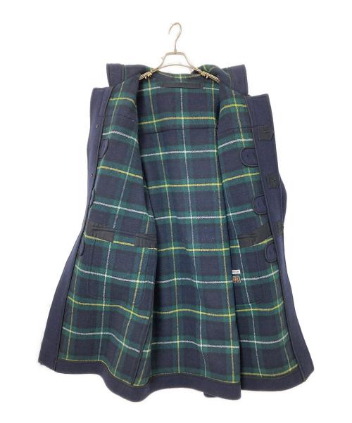 BEAMS PLUS（ビームスプラス）BEAMS PLUS (ビームスプラス) KAPTAIN SUNSHINE (キャプテンサンシャイン) KS+ DUFFLE COAT(ダッフルコート) ネイビー×グリーン サイズ:38の古着・服飾アイテム