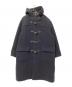 BEAMS PLUS（ビームスプラス）の古着「KS+ DUFFLE COAT(ダッフルコート)」｜ネイビー×グリーン