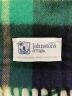 中古・古着 JOHNSTONS OF ELGIN (ジョンストンズオブエルガン) BEAMS (ビームス) カシミヤタータンチェックマフラー ネイビー×グリーン：11000円