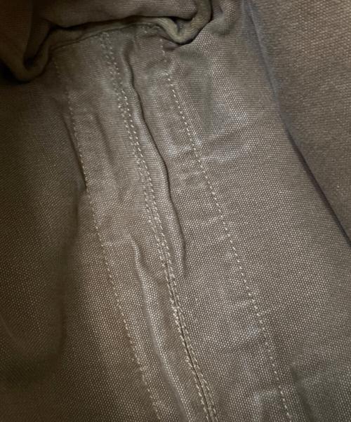 POLO RALPH LAUREN（ポロ・ラルフローレン）POLO RALPH LAUREN (ポロ・ラルフローレン) ツイルレザートートバッグ ベージュ サイズ:下記参照の古着・服飾アイテム