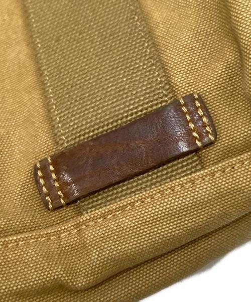 POLO RALPH LAUREN（ポロ・ラルフローレン）POLO RALPH LAUREN (ポロ・ラルフローレン) ツイルレザートートバッグ ベージュ サイズ:下記参照の古着・服飾アイテム