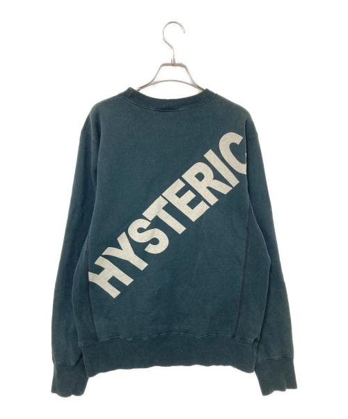 Hysteric Glamour（ヒステリックグラマー）Hysteric Glamour (ヒステリックグラマー) ROMONESプリントスウェット グレー×ベージュ サイズ:Sの古着・服飾アイテム