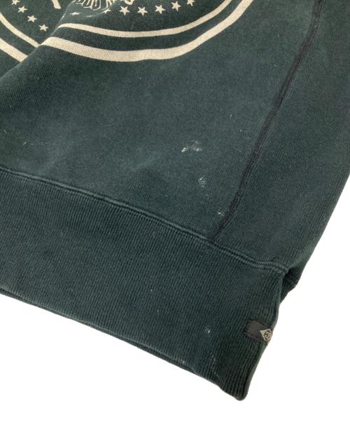 Hysteric Glamour（ヒステリックグラマー）Hysteric Glamour (ヒステリックグラマー) ROMONESプリントスウェット グレー×ベージュ サイズ:Sの古着・服飾アイテム