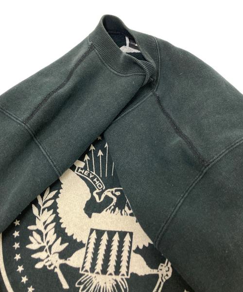 Hysteric Glamour（ヒステリックグラマー）Hysteric Glamour (ヒステリックグラマー) ROMONESプリントスウェット グレー×ベージュ サイズ:Sの古着・服飾アイテム