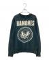 Hysteric Glamour（ヒステリックグラマー）の古着「ROMONESプリントスウェット」｜グレー×ベージュ