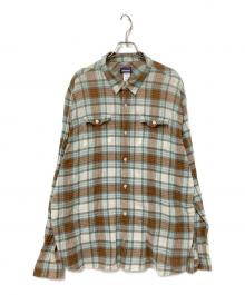 Patagonia（パタゴニア）の古着「ステアーズマンチェックシャツ」｜ブルー×ブラウン