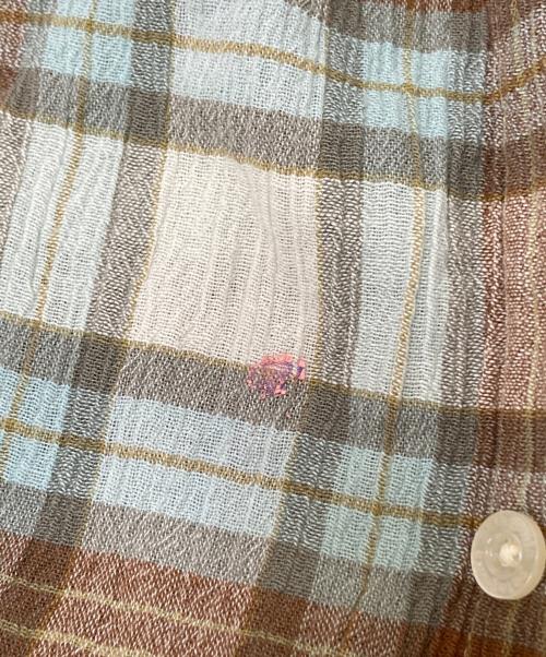 Patagonia（パタゴニア）Patagonia (パタゴニア) ステアーズマンチェックシャツ ブルー×ブラウン サイズ:XXLの古着・服飾アイテム