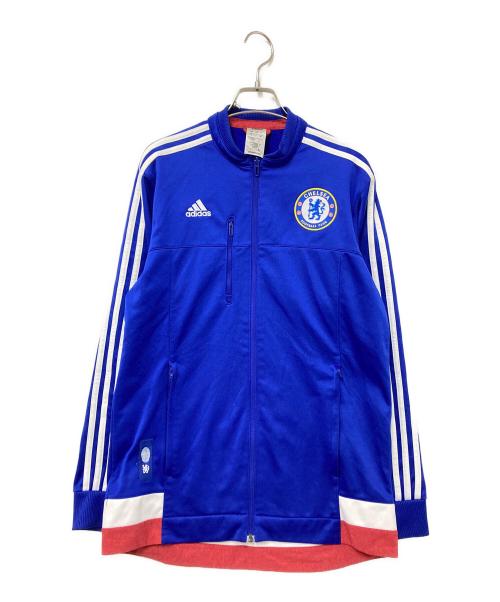 adidas（アディダス）adidas (アディダス) チェルシーアンセムジャケット ブルー サイズ:Lの古着・服飾アイテム
