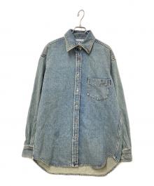 MOSCHINO（モスキーノ）の古着「デニムシャツ」｜インディゴ