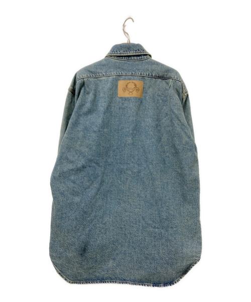MOSCHINO（モスキーノ）MOSCHINO (モスキーノ) デニムシャツ インディゴ サイズ:US:４の古着・服飾アイテム