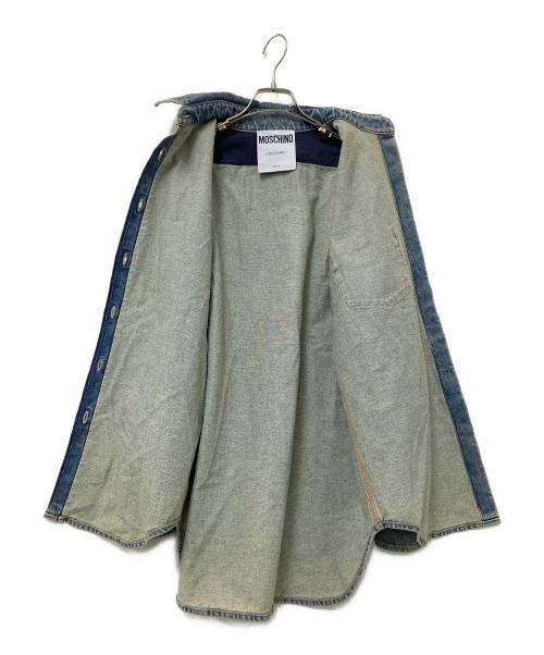 MOSCHINO（モスキーノ）MOSCHINO (モスキーノ) デニムシャツ インディゴ サイズ:US:４の古着・服飾アイテム