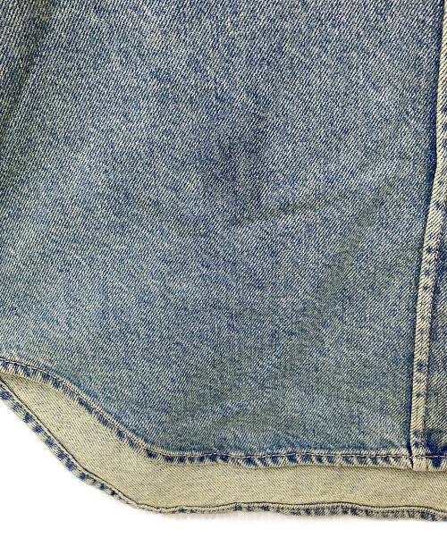 MOSCHINO（モスキーノ）MOSCHINO (モスキーノ) デニムシャツ インディゴ サイズ:US:４の古着・服飾アイテム