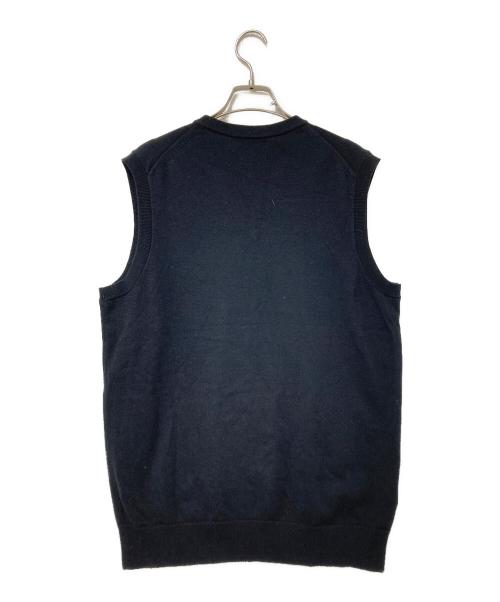 FRED PERRY（フレッドペリー）FRED PERRY (フレッドペリー) ニットベスト ブラック サイズ:Mの古着・服飾アイテム