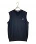 FRED PERRY（フレッドペリー）の古着「ニットベスト」｜ブラック
