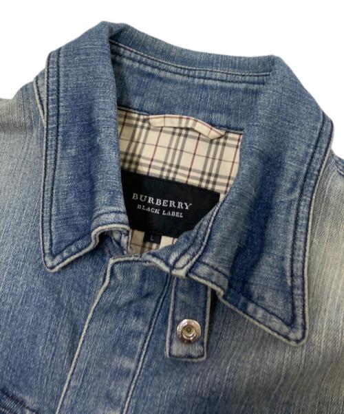 BURBERRY BLACK LABEL（バーバリーブラックレーベル）BURBERRY BLACK LABEL (バーバリーブラックレーベル) デニムシャツジャケット インディゴ サイズ: Lの古着・服飾アイテム