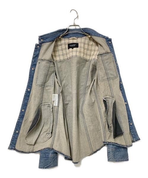 BURBERRY BLACK LABEL（バーバリーブラックレーベル）BURBERRY BLACK LABEL (バーバリーブラックレーベル) デニムシャツジャケット インディゴ サイズ: Lの古着・服飾アイテム