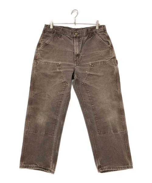 CarHartt（カーハート）CarHartt (カーハート) ダブルニーペインターパンツ ブラウン サイズ:38×30の古着・服飾アイテム