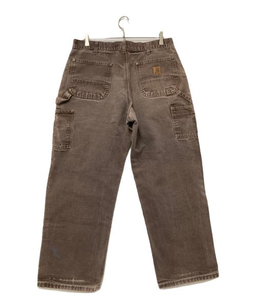 CarHartt（カーハート）CarHartt (カーハート) ダブルニーペインターパンツ ブラウン サイズ:38×30の古着・服飾アイテム