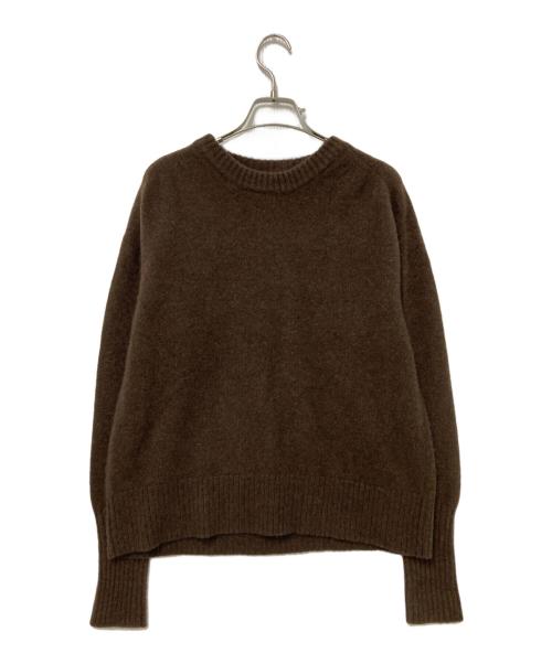 ticca（ティッカ）ticca (ティッカ) ヤクウールウールニット ブラウン サイズ:Fの古着・服飾アイテム