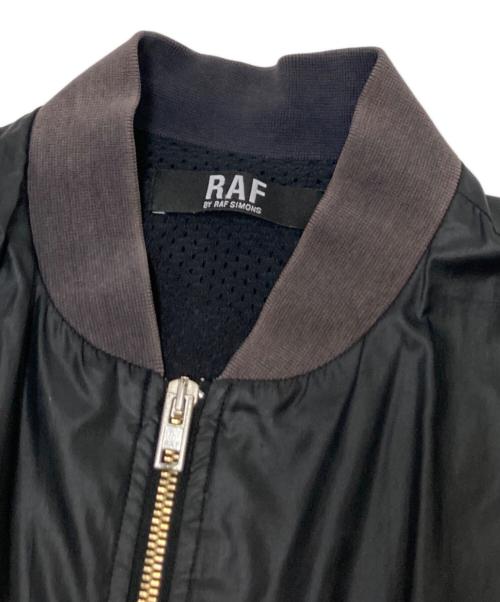 RAF BY RAF SIMONS（ラフバイ ラフシモンズ）RAF BY RAF SIMONS (ラフバイ ラフシモンズ) ボンバージャケット ブラック サイズ:46の古着・服飾アイテム