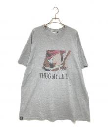 9SARI（クサリ）の古着「プリントTシャツ」｜グレー