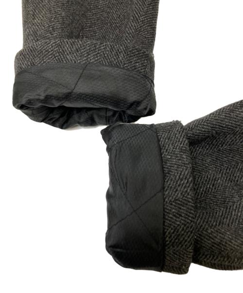 COACH（コーチ）COACH (コーチ) ヘリンボーンPコート グレー サイズ:Mの古着・服飾アイテム