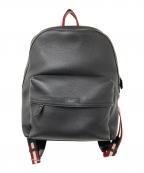 BALLYバリー）の古着「CODEレザーリュック」｜ブラック