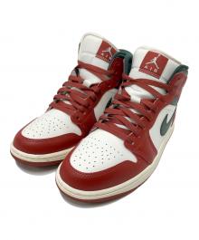 NIKE（ナイキ）の古着「AIR JORDAN 1 MID SAIL」｜レッド×グリーン