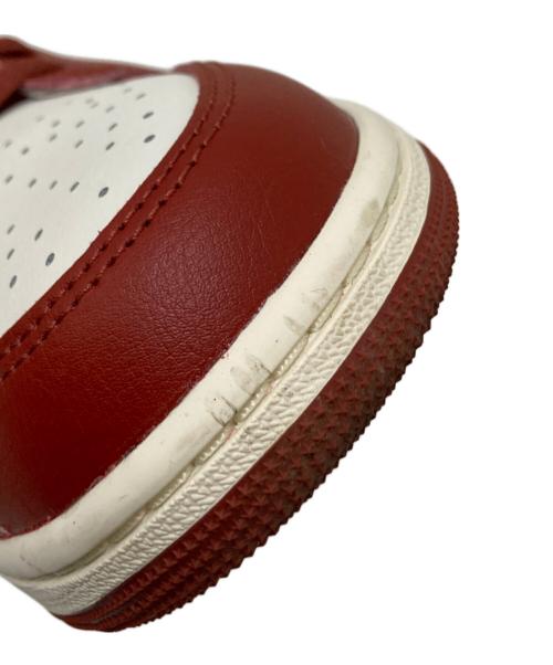 NIKE（ナイキ）NIKE (ナイキ) AIR JORDAN 1 MID SAIL レッド×グリーン サイズ:27.0cmの古着・服飾アイテム