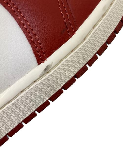 NIKE（ナイキ）NIKE (ナイキ) AIR JORDAN 1 MID SAIL レッド×グリーン サイズ:27.0cmの古着・服飾アイテム