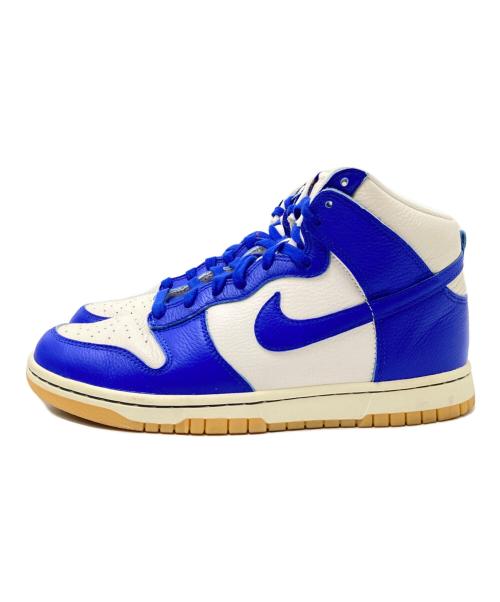 NIKE（ナイキ）NIKE (ナイキ) DUNK HI RETRO SE ホワイト×ブルー サイズ:26.5㎝の古着・服飾アイテム