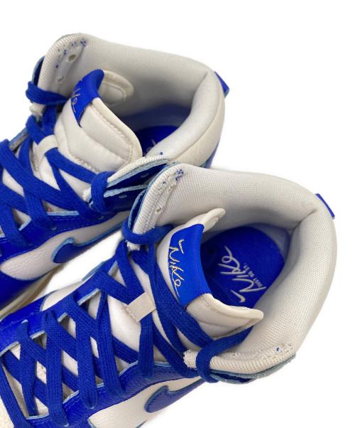 NIKE（ナイキ）NIKE (ナイキ) DUNK HI RETRO SE ホワイト×ブルー サイズ:26.5㎝の古着・服飾アイテム