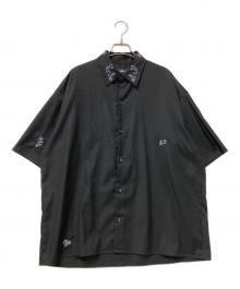 HARE（ハレ）の古着「エンブロイダリーシャツ」｜ブラック
